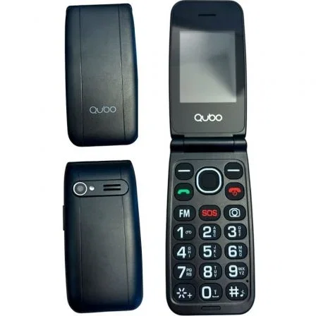 Qubo Neonw-BK Teléfono móvil 4G para personas mayores Negro Qubo Neonw-BK Teléfono móvil 4G para personas mayores Negro